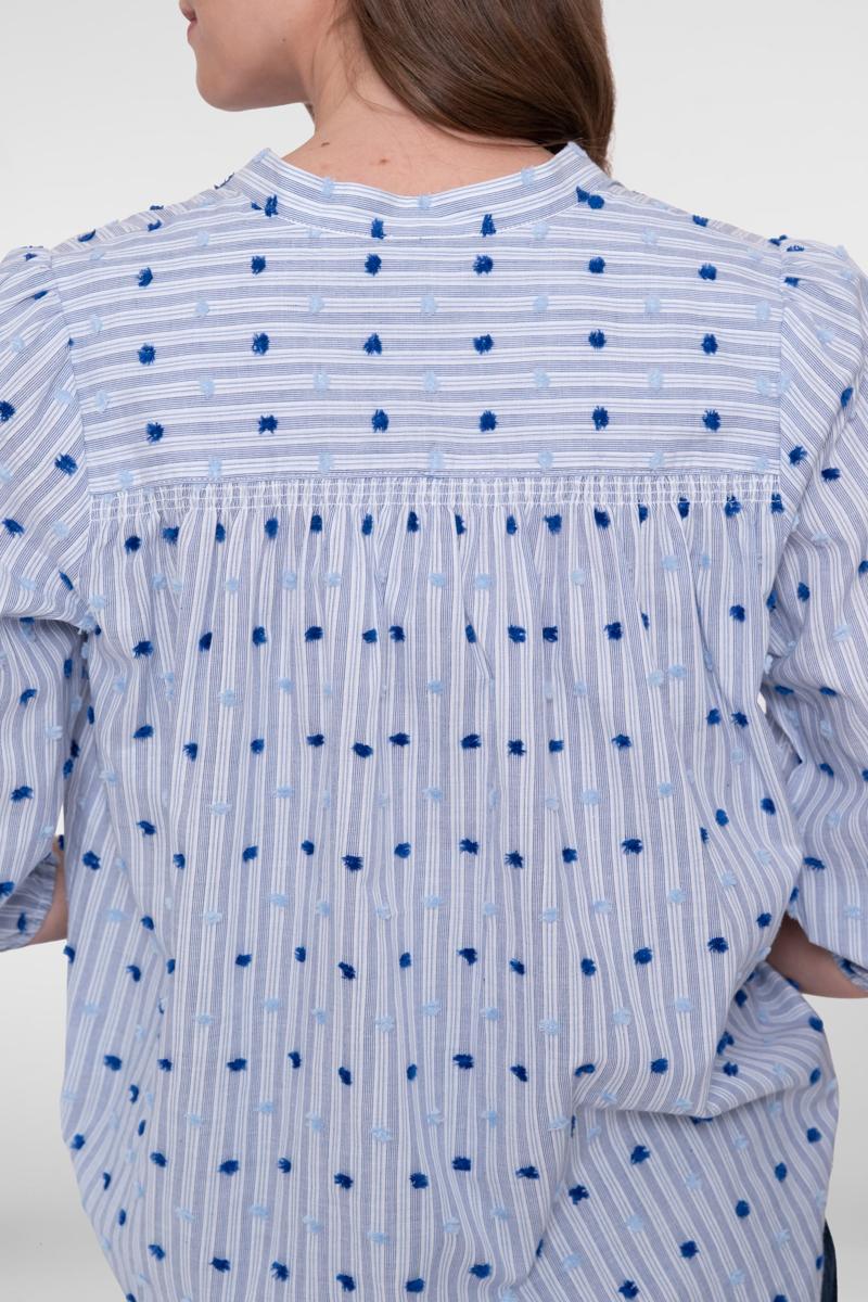 Geisha Blouse 63057-14 Blauw 3