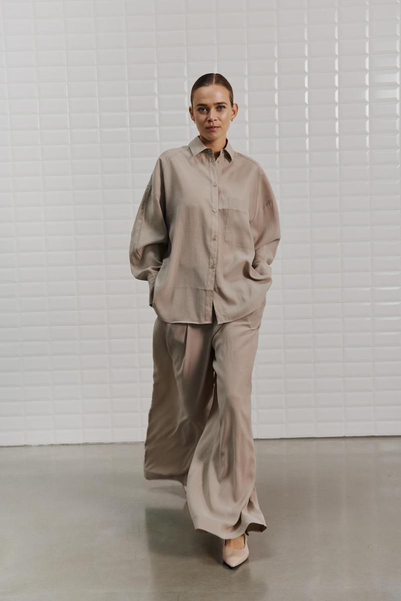 WithBlack Blouse Marleen Beige 1