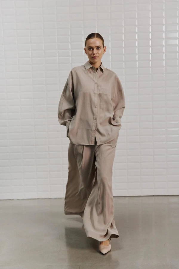 WithBlack Blouse Marleen Beige 1