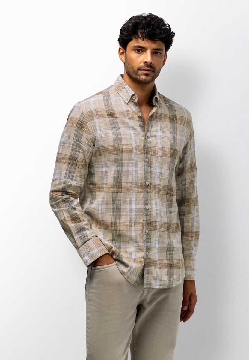 State of Art Overhemd 215-16164 Beige 1