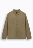 BlueFields Overshirt 22136084 Taupe 2