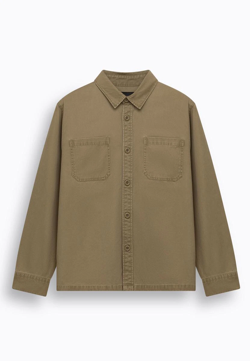 BlueFields Overshirt 22136084 Taupe 2