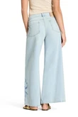Cambio Jeans Palazzo Cropped Blauw 3
