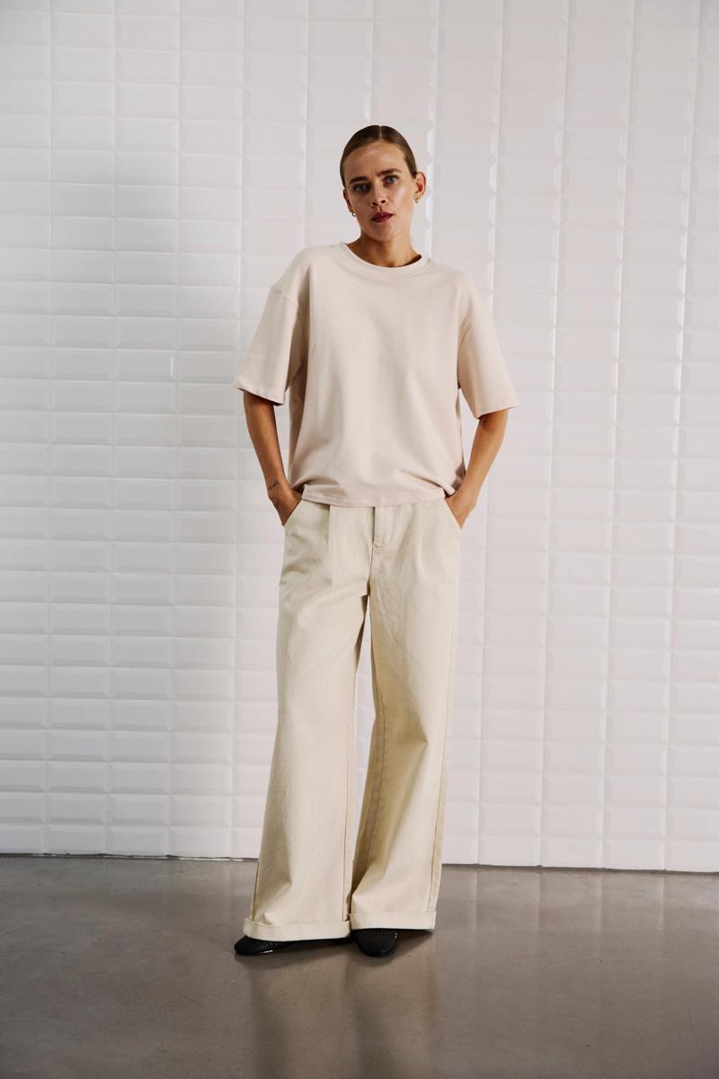 WithBlack T-Shirt 00001374 Beige 1