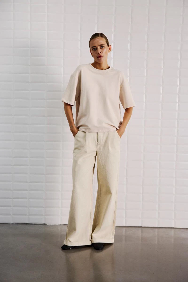 WithBlack T-Shirt 00001374 Beige 1