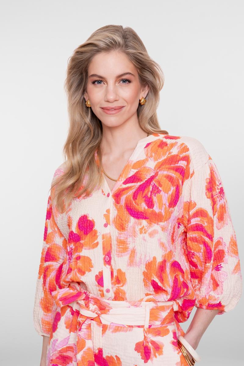 Geisha Blouse 63490-20 Roze 1