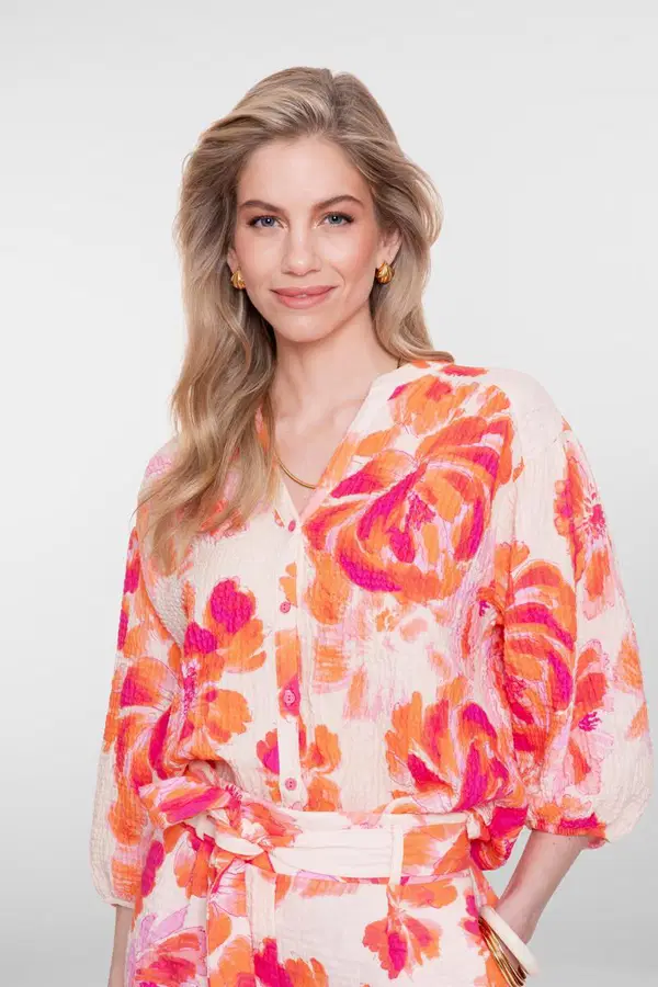 Geisha Blouse 63490-20 Roze 1