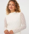 EsQualo Longsleeve F26.30504 Off-White 5