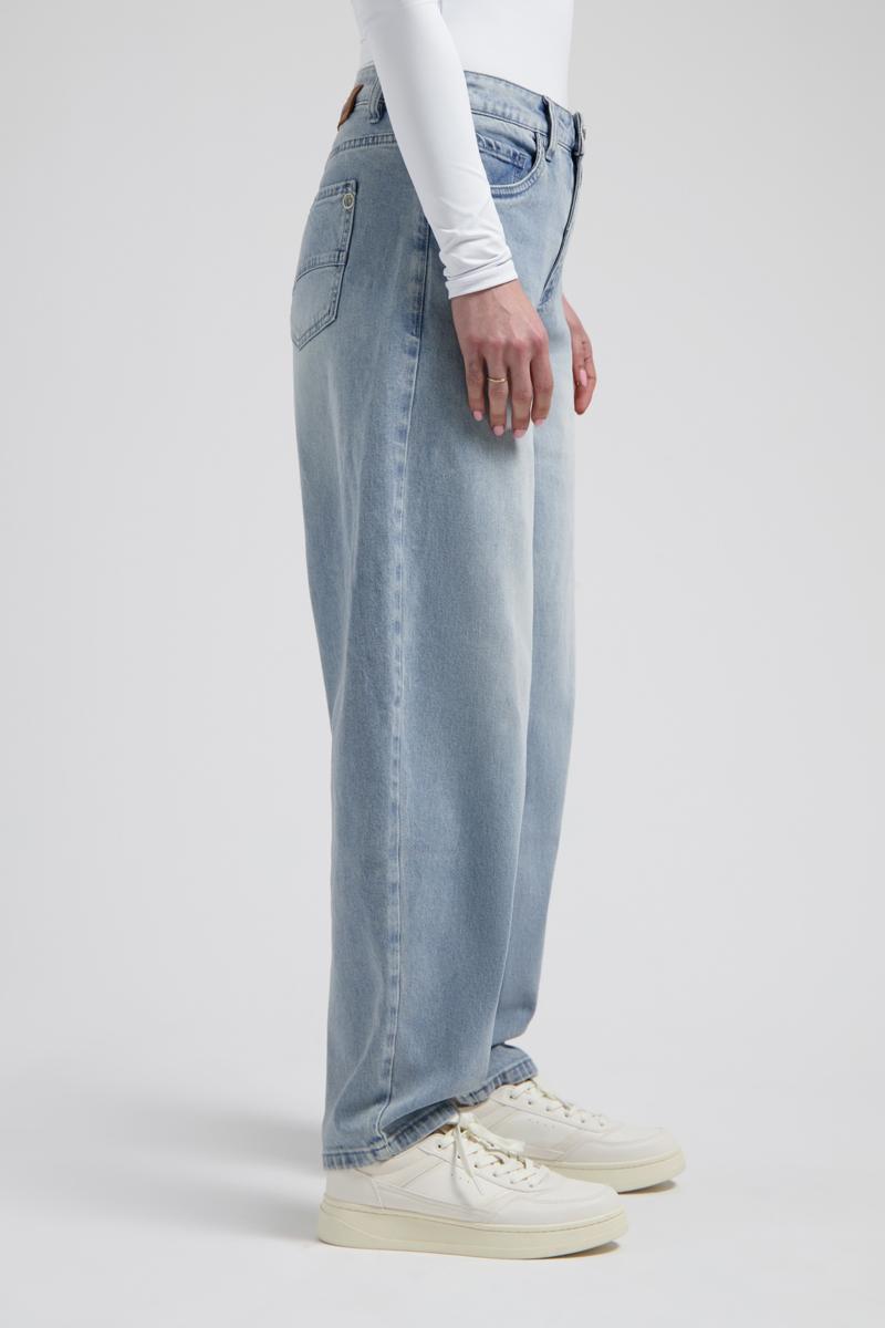 Florèz Jeans Fani Barrel Blauw 4
