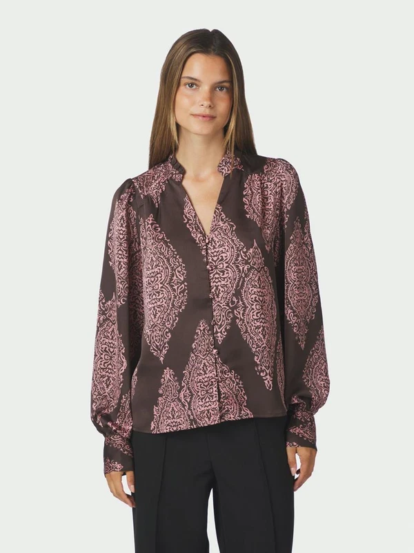 Neo Noir Blouse Massima Bruin 1