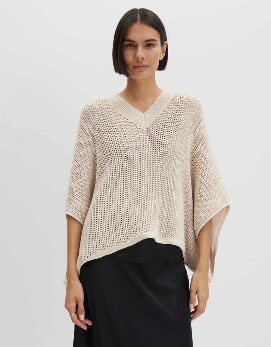 SOMEDAY Sjaal Basona Beige 1