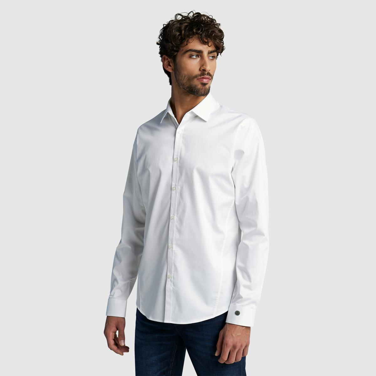 Cast Iron Cast Iron Overhemd CSI00429 Blauw 4