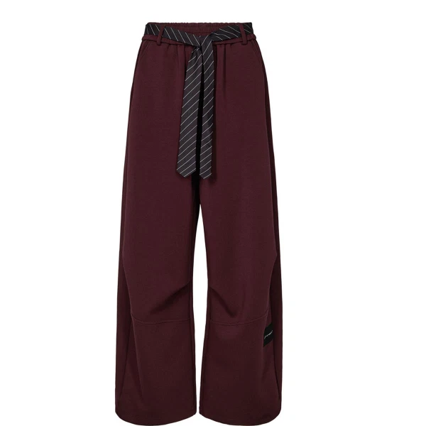 Haute L'Amitié Trackpants Maxi Split Rood 1