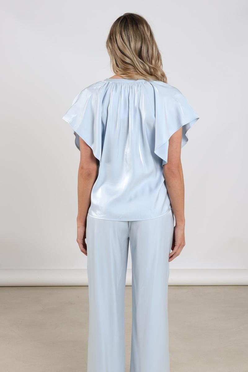 NUKUS Blouse Taylor Blauw 3