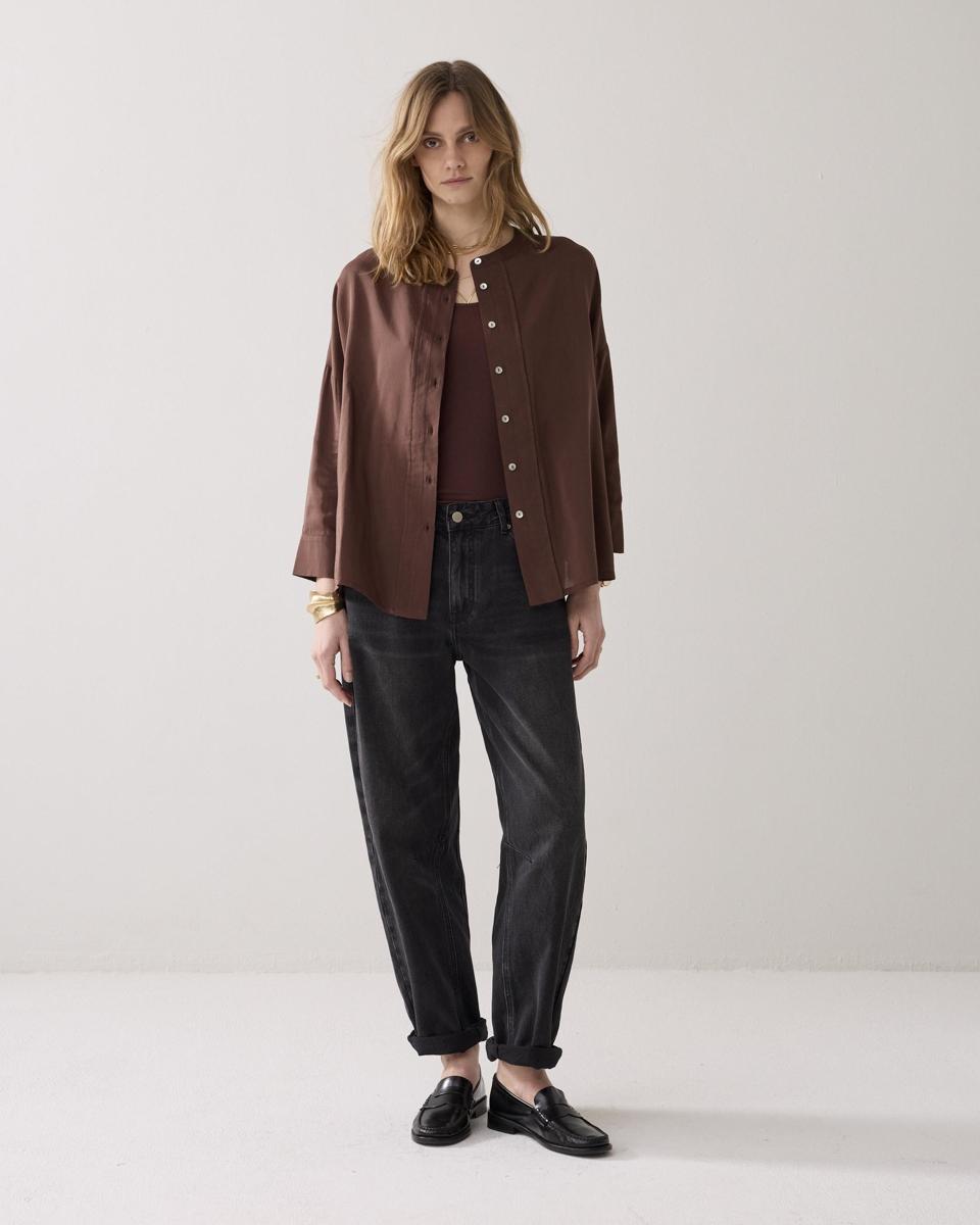 Summum Blouse 2s3403-12370 Bruin 4