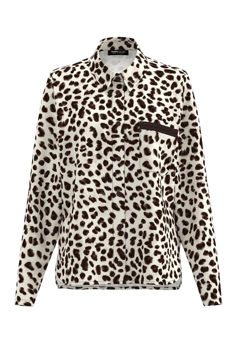 Frank Walder Blouse NOS726101 Bruin 1