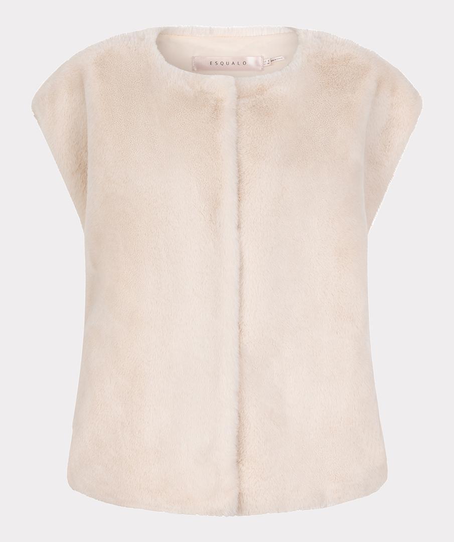 EsQualo Gilet F25.37500 Off-White 2