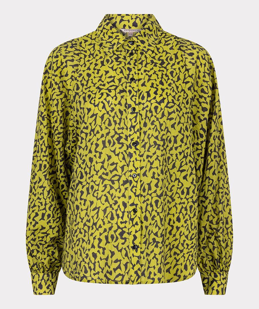 EsQualo Blouse F25.10543 Groen 2