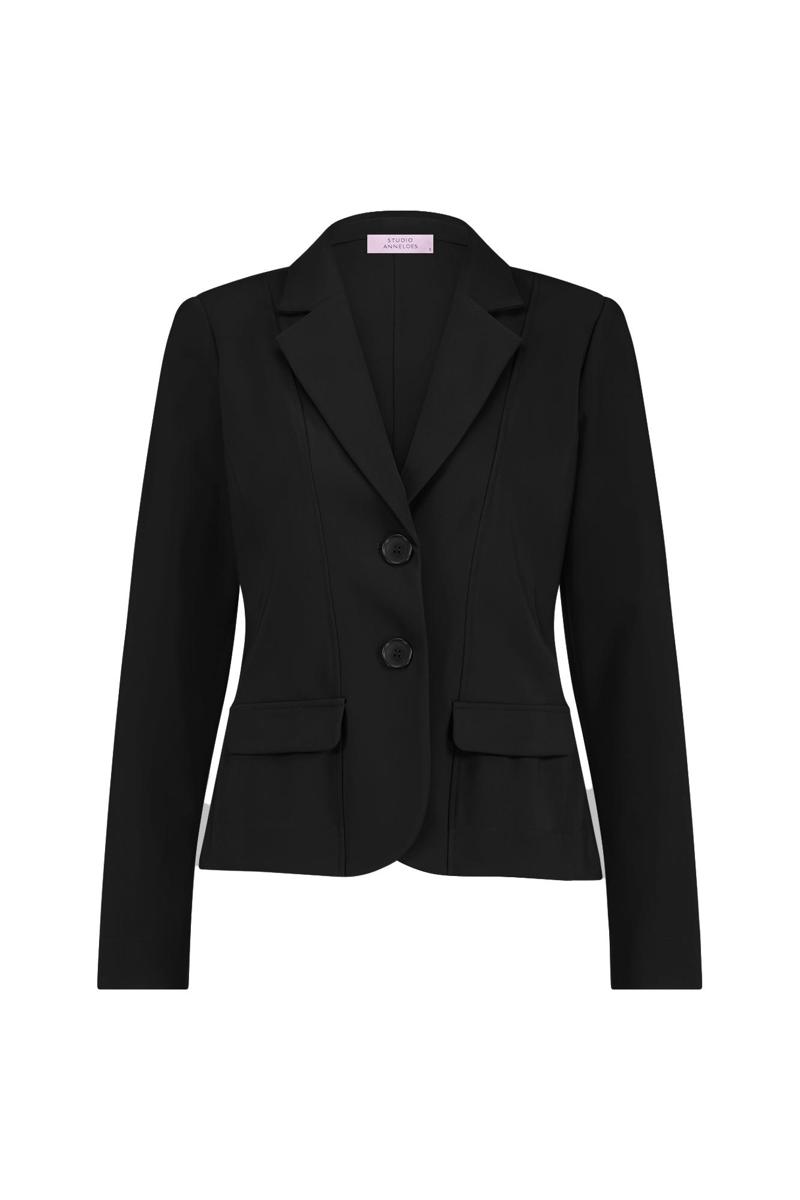 Studio Anneloes Blazer Bright Bonded Zwart 2