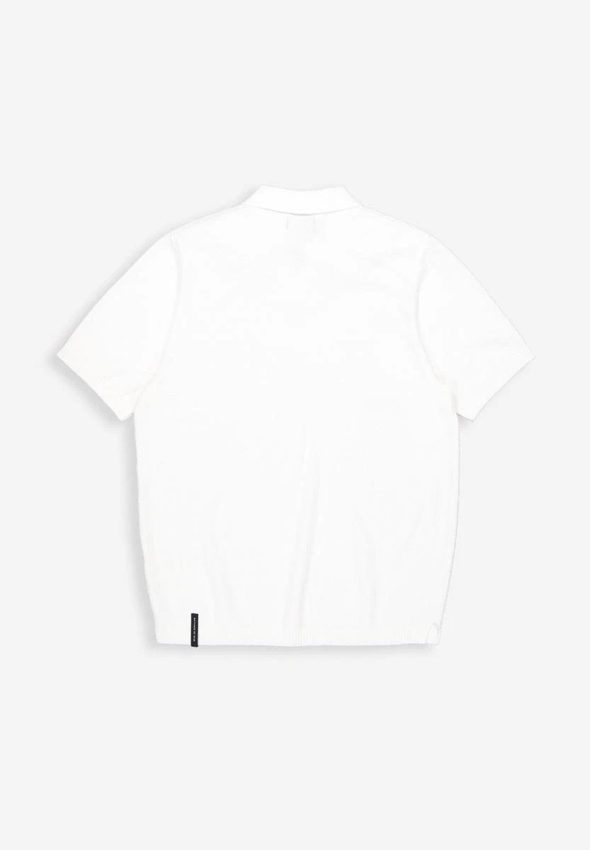 Butcher of Blue Polo Boucle Wit 4