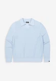 Butcher of Blue Trui Boucle Blauw 3