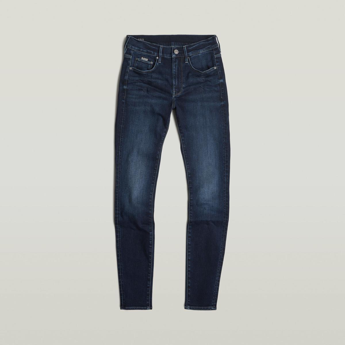 G-Star Jeans 3301 Skinny Blauw 2