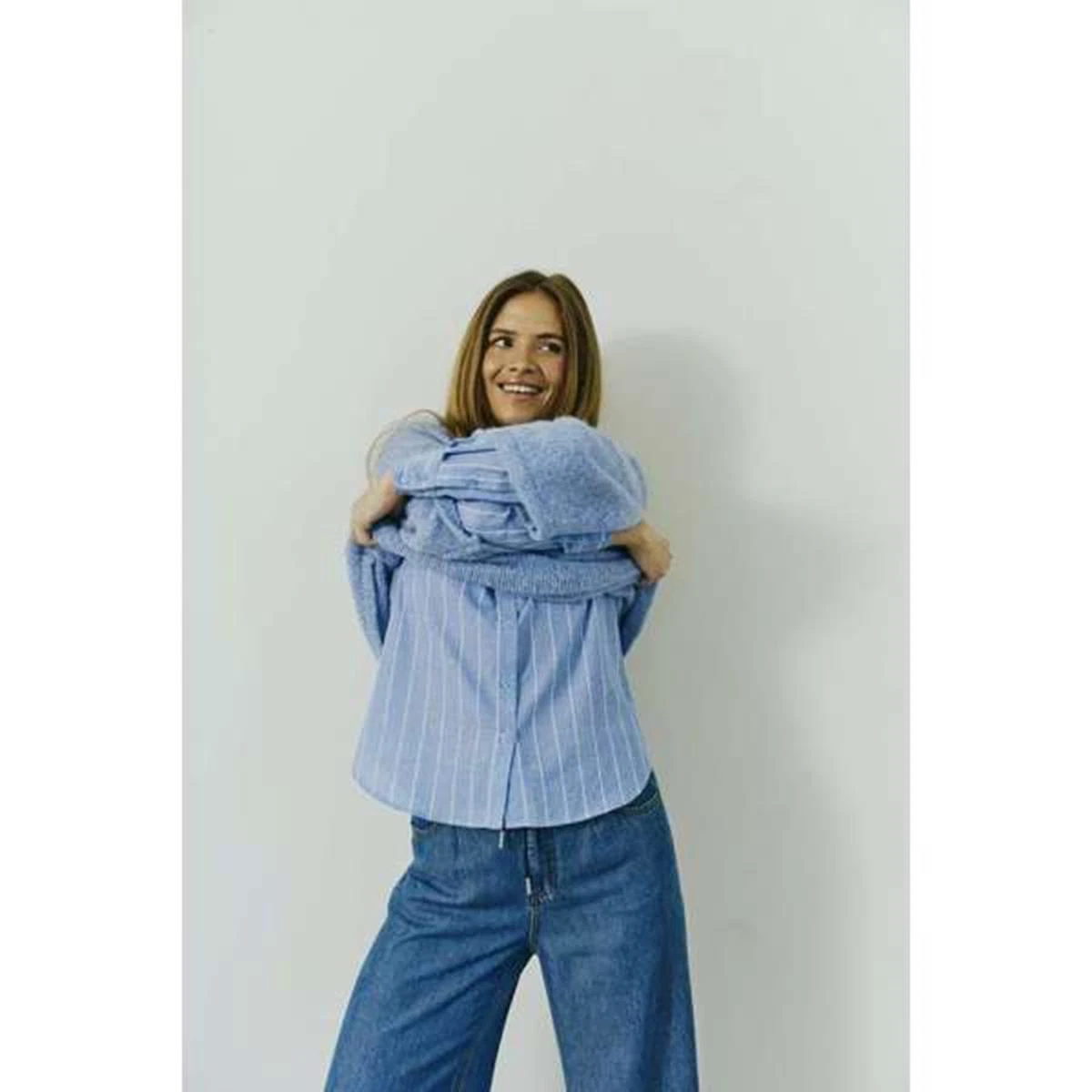 Freequent Blouse Solly Blauw 1