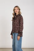 NUKUS Blouse NKF02159 Bruin 5