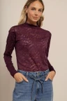 Studio Anneloes T-Shirt Reagan lace top Paars 4