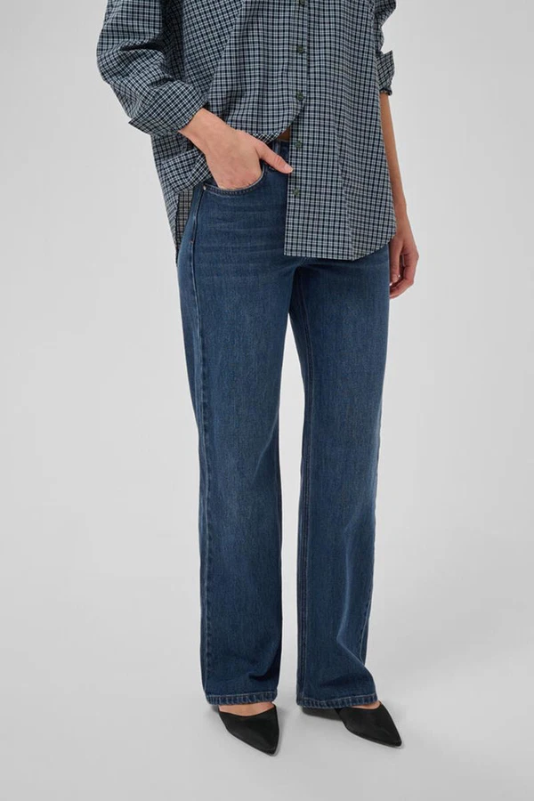 My Essential Wardrobe Jeans The Louis Blauw 1