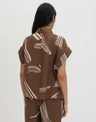 SOMEDAY Blouse Zelyna Bruin 3