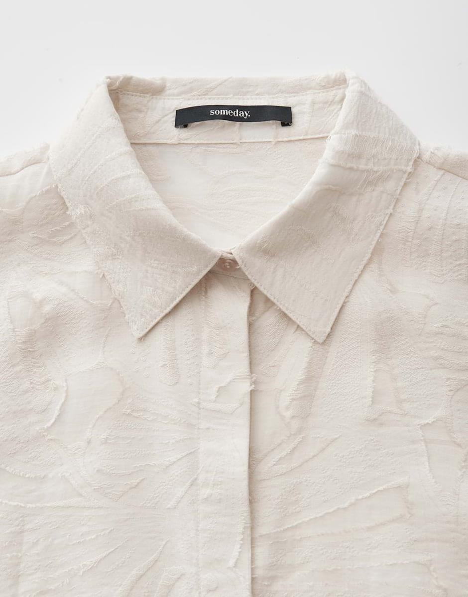 SOMEDAY Blouse Zlowera Beige 4