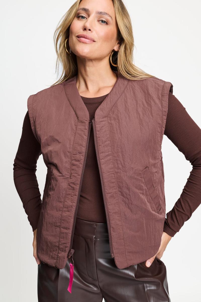 POM Amsterdam Bodywarmer SP9666 Bruin 2