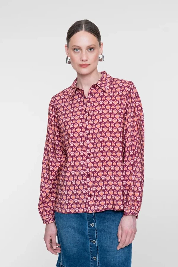 Geisha Blouse 63647-20 Paars 1