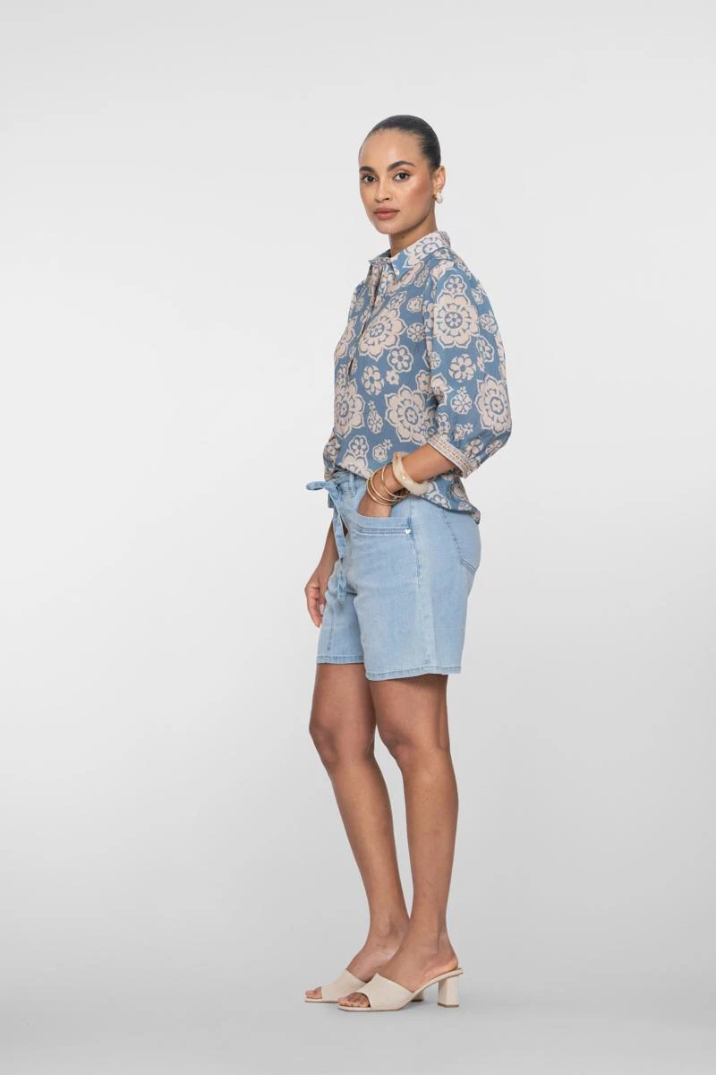 Geisha Short 61313-10 Blauw 5