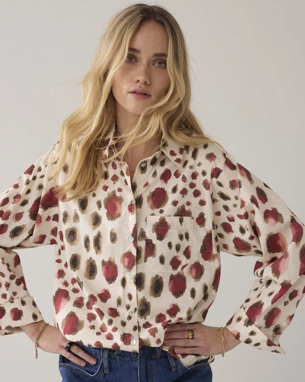 Summum Blouse 2s3440-12378 Rood 1