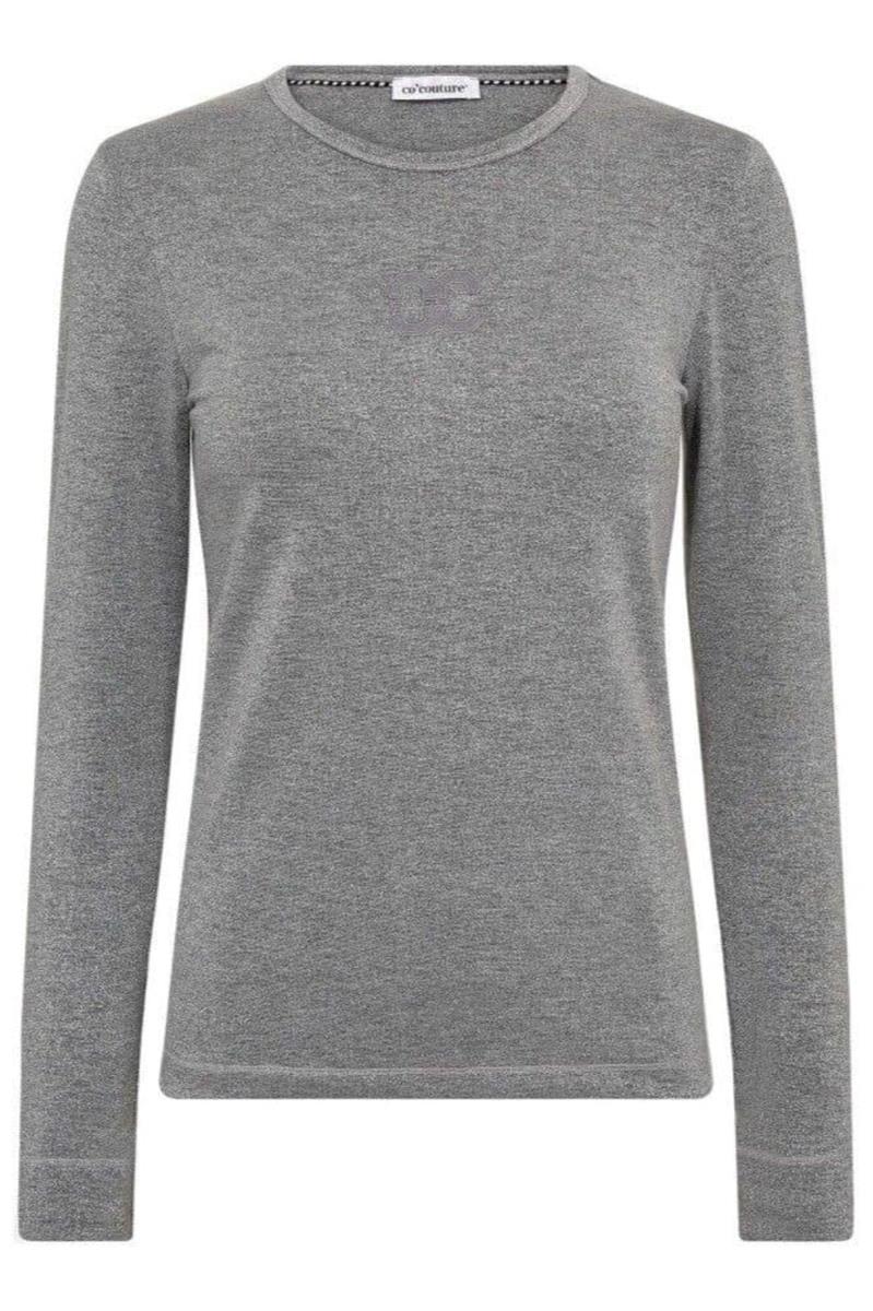 Co'Couture Top Manny Lurex Zilver 2