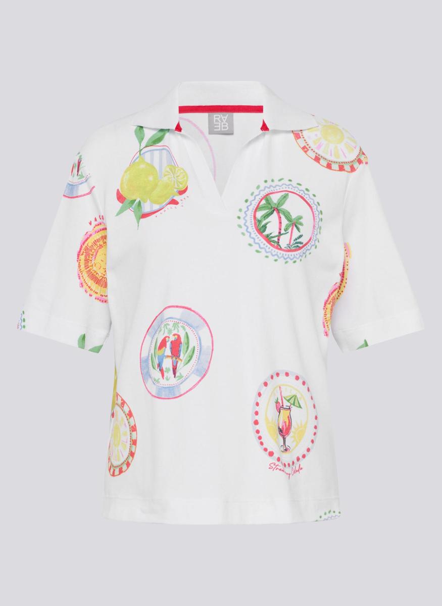 Rabe Polo 56-124381 Wit 2
