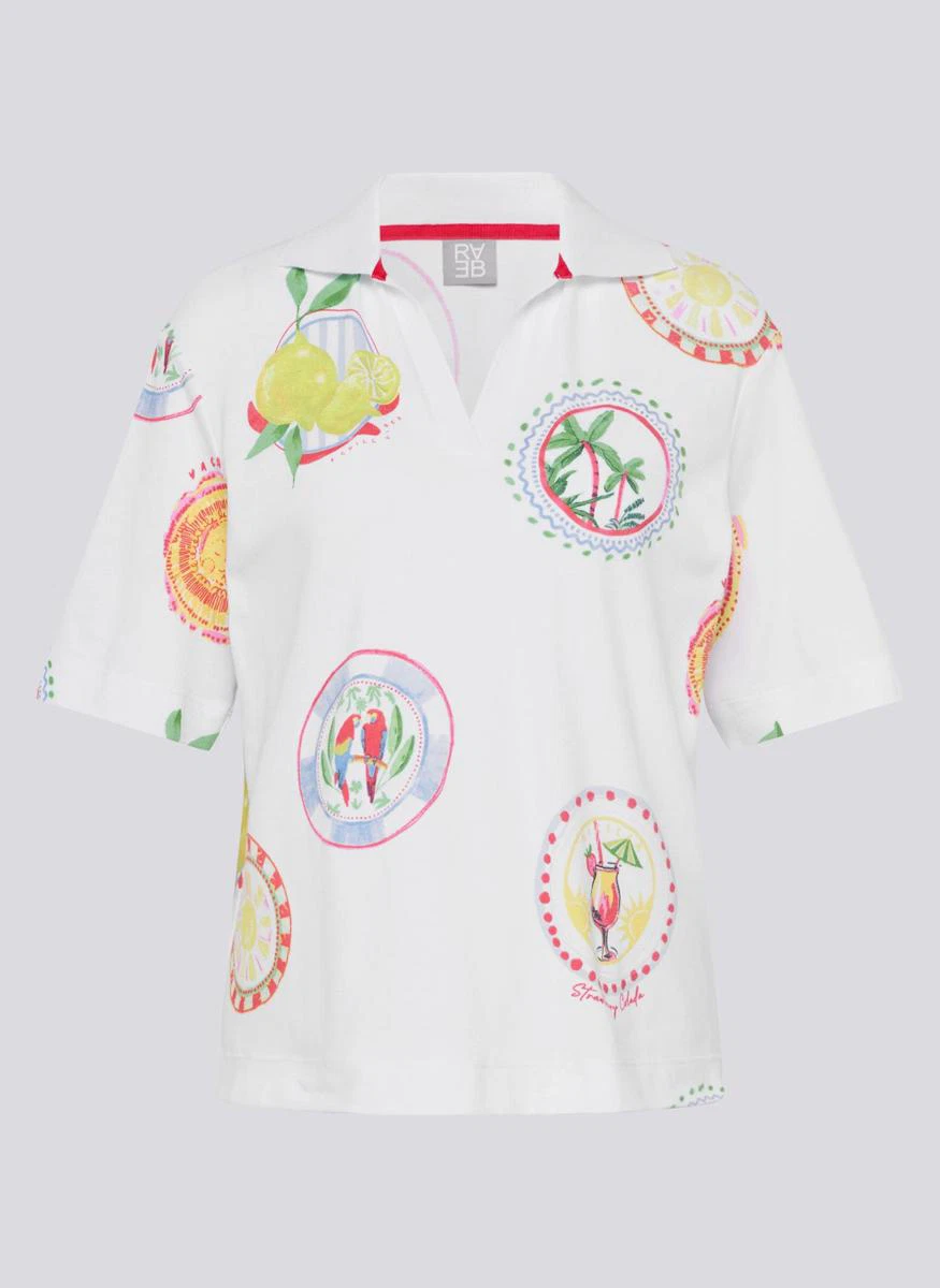 Rabe Polo 56-124381 Wit 2