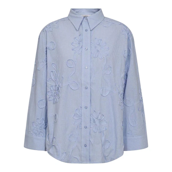 Co'Couture Blouse Xavier Blauw 1