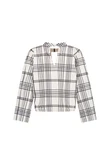 Studio Anneloes Blouse Jael check top Off-White 2