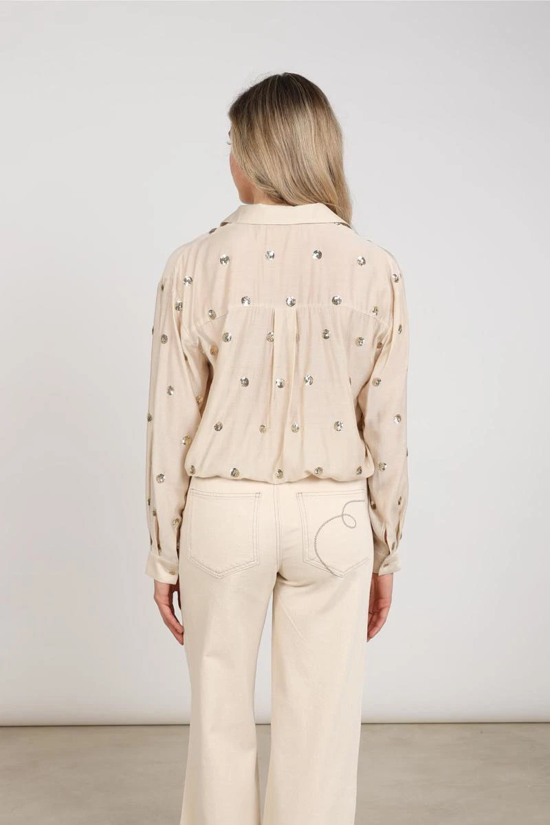 NUKUS Blouse Anika Beige 3
