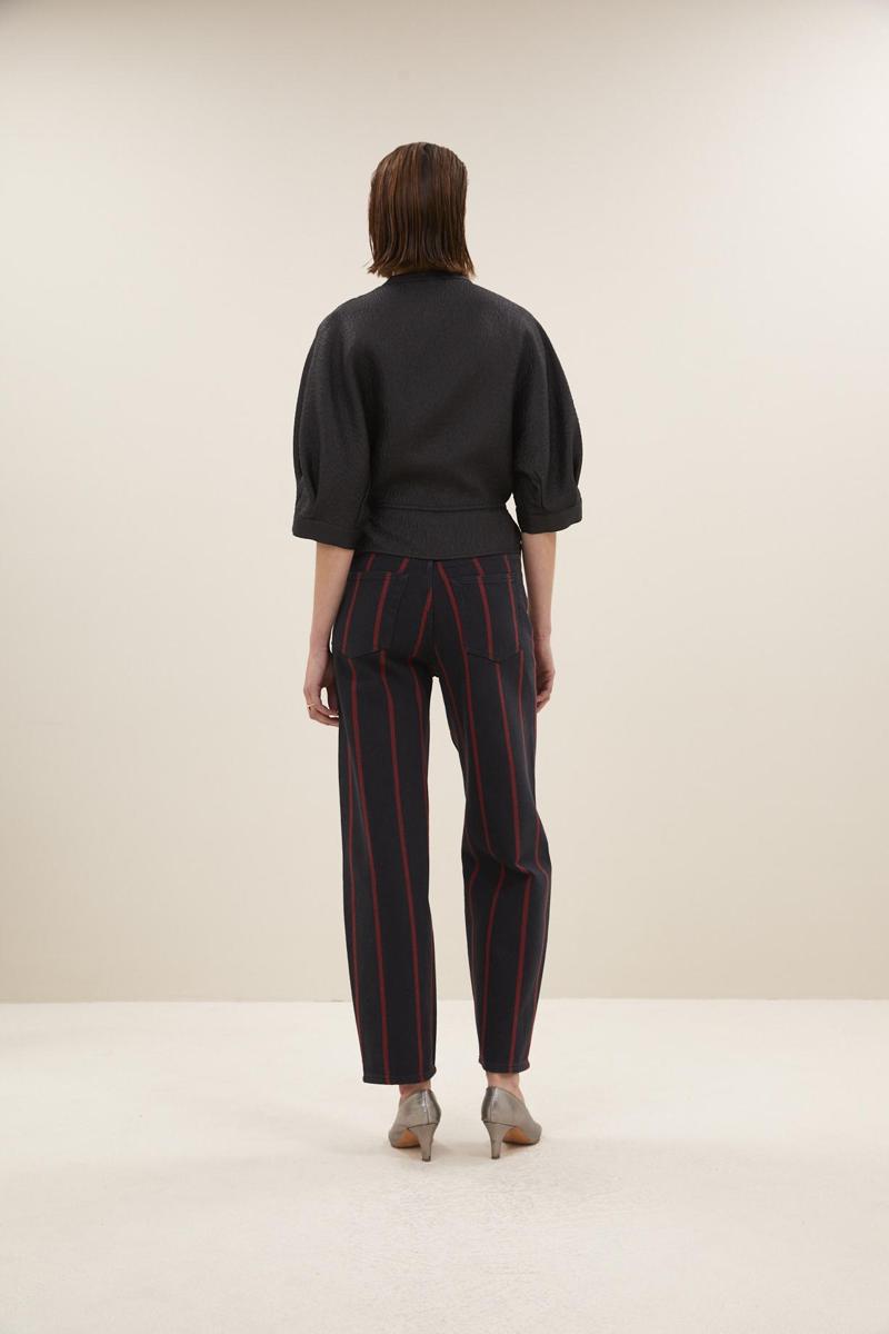 By-Bar Blouse Christi Bubble Bl Zwart 2