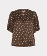 EsQualo Blouse W26.10702 Bruin 2
