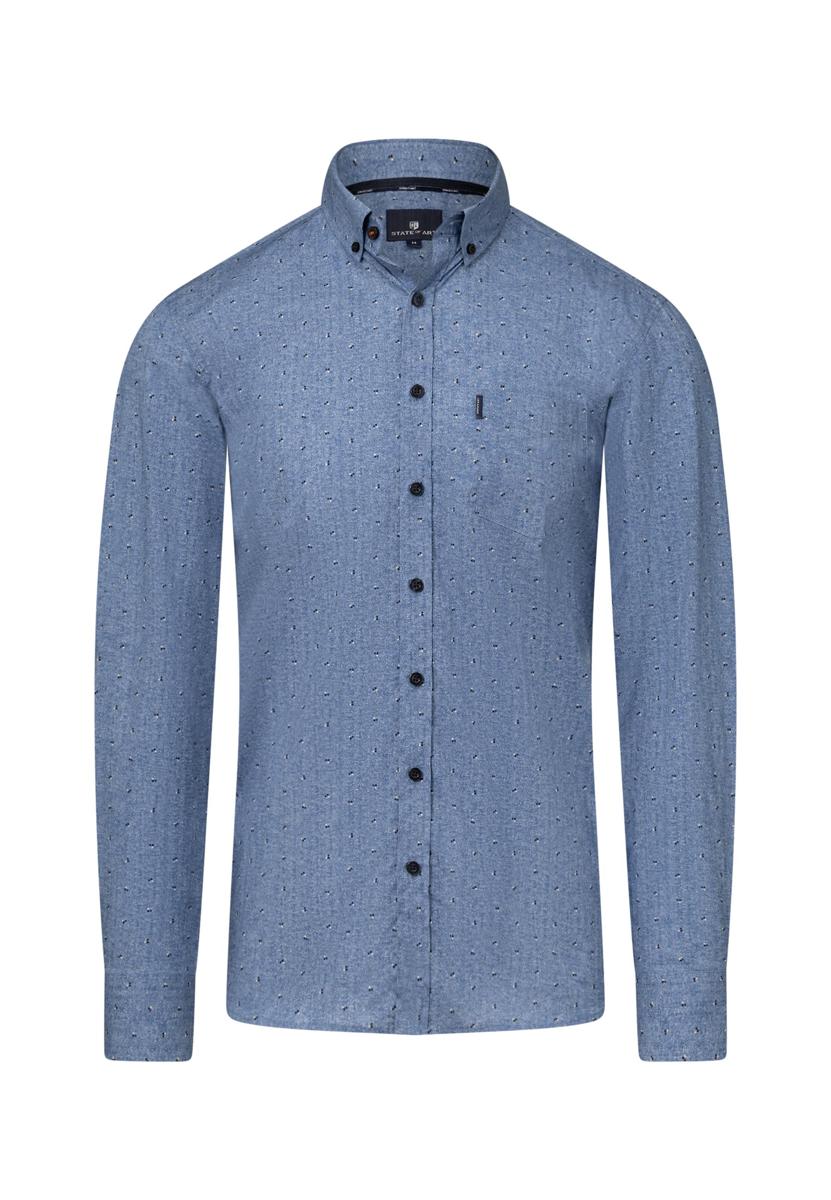 State of Art Overhemd 214-25910 Blauw 2