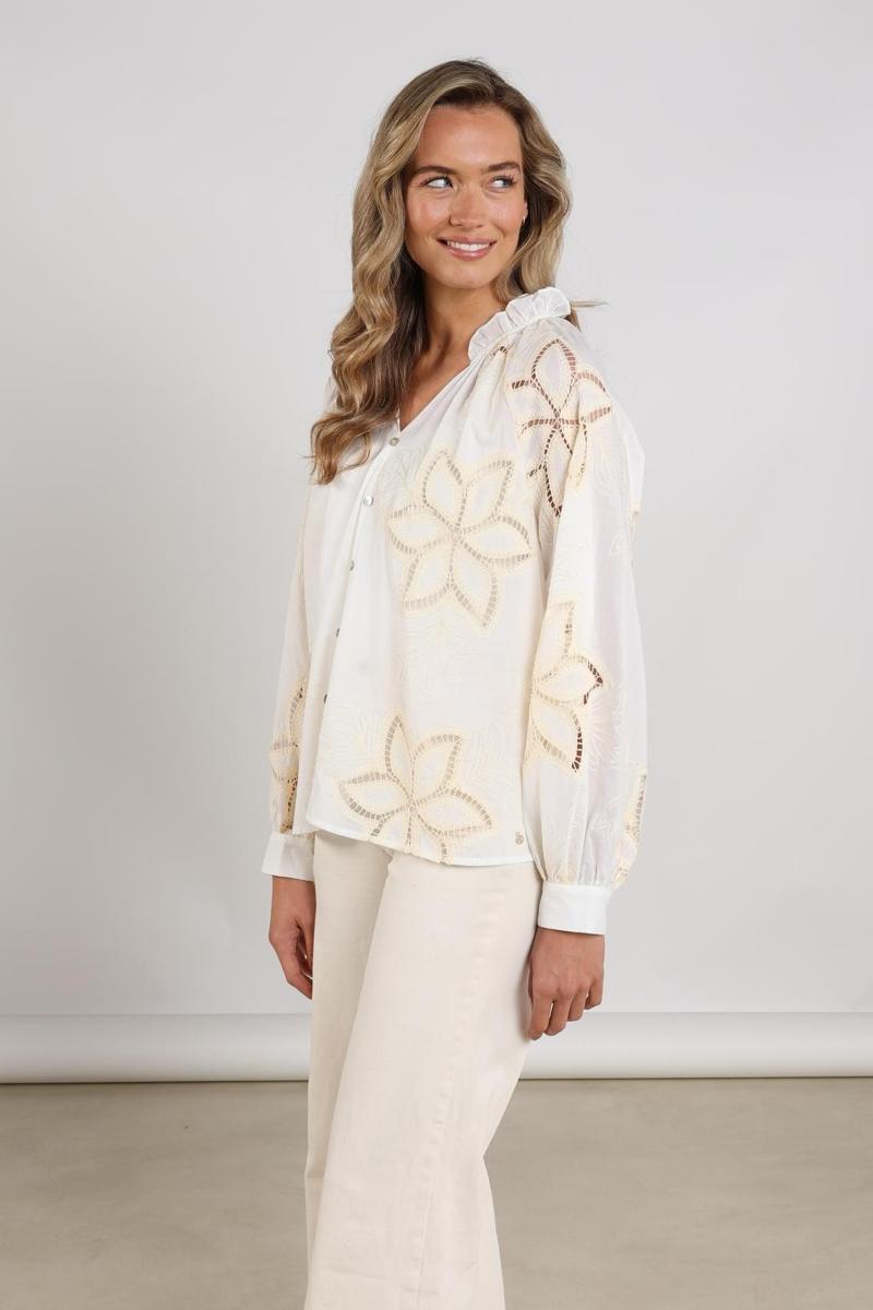 NUKUS Blouse Bridget Off-White 5