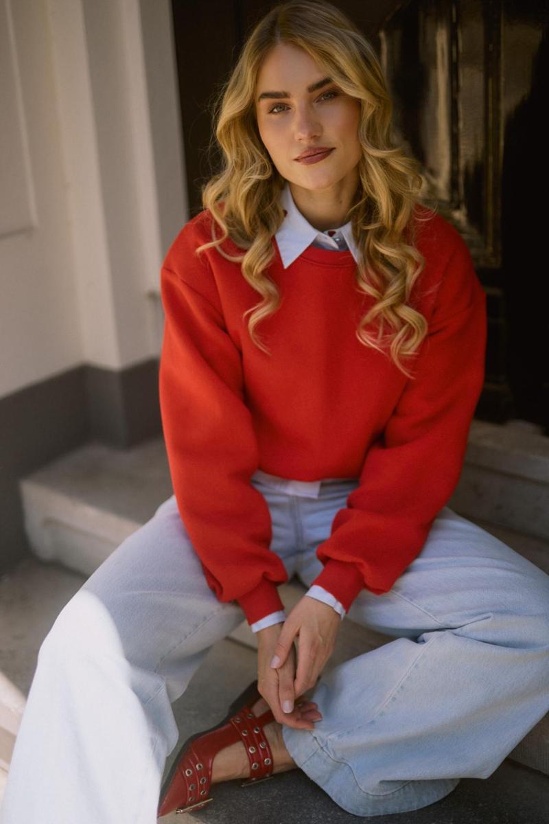 NUKUS Sweater NKF03016 Rood 3