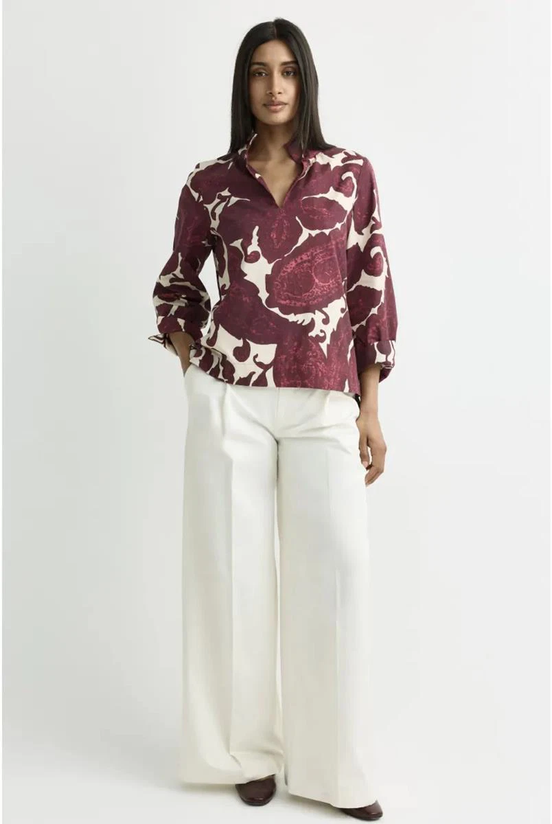Xandres Blouse Hulen Roze 1