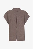 Xandres Gilet Aruna Bruin 2