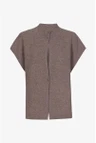 Xandres Gilet Aruna Bruin 2
